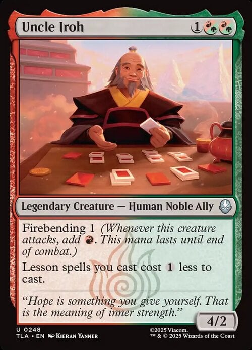 Uncle Iroh Card Front
