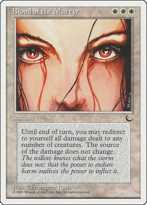 Blood of the Martyr Card Front