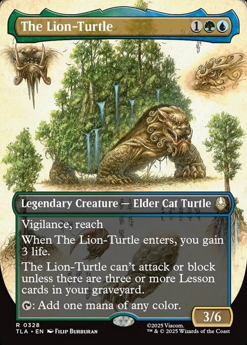 The Lion-Turtle Card Front