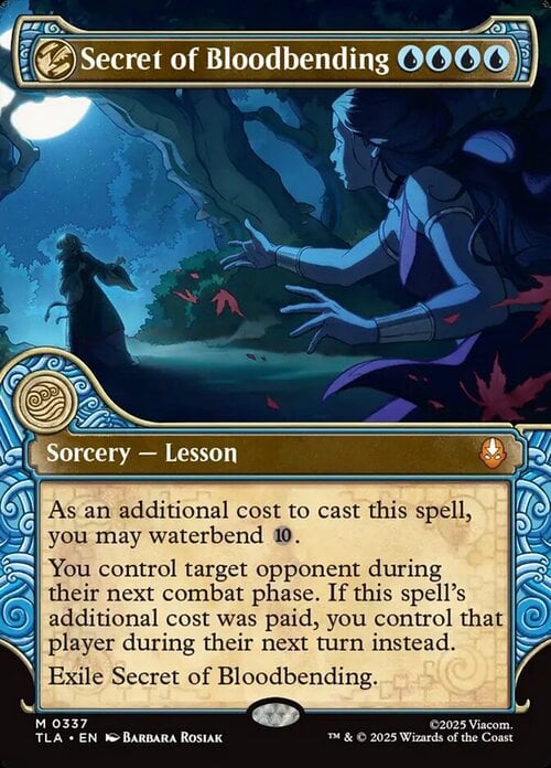 Secret of Bloodbending Card Front