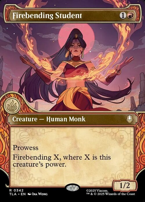 Firebending Student Card Front