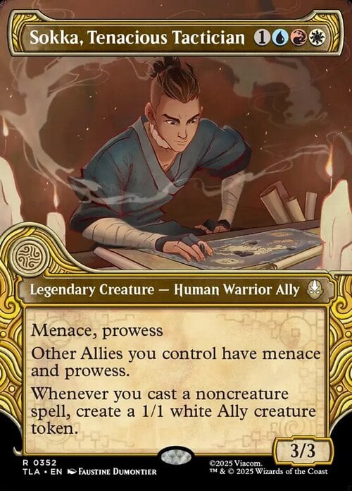 Sokka, Tenacious Tactician Card Front