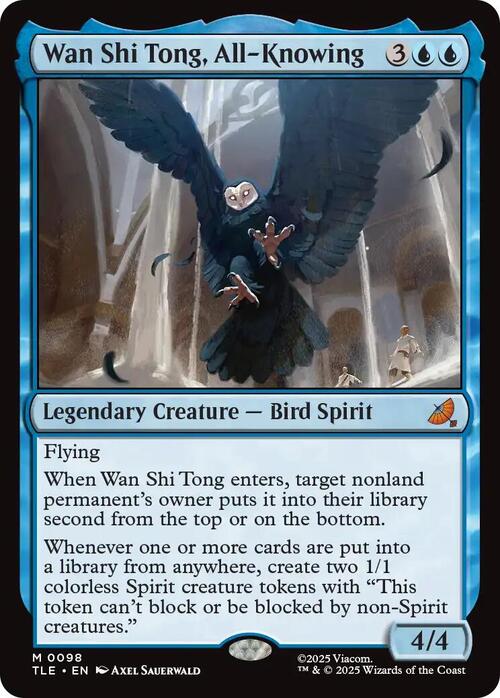 Wan Shi Tong, All-Knowing Card Front