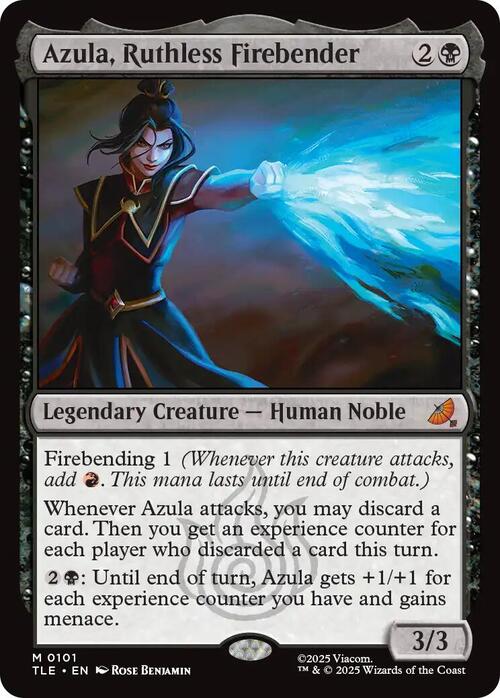 Azula, Ruthless Firebender Card Front