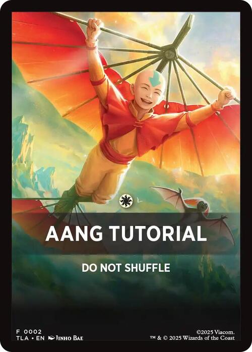 Theme Card: Aang Tutorial Card Front