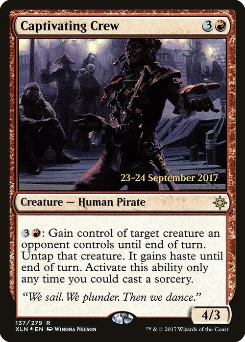 Captivating Crew Card Front