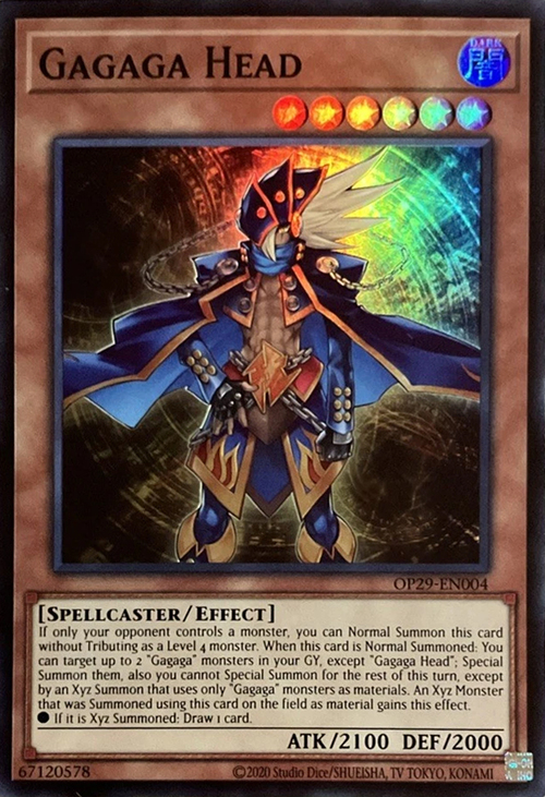Gagaga Head Card Front