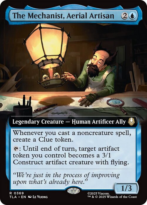 The Mechanist, Aerial Artisan Card Front