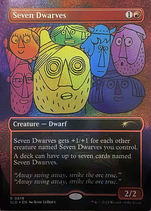 Seven Dwarves Card Front