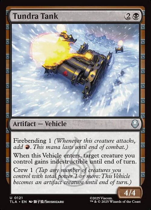 Carro Armato della Tundra Card Front