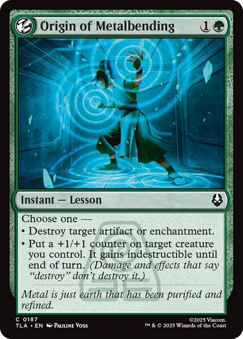 Origin of Metalbending Card Front