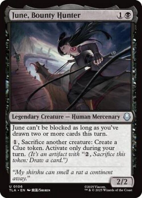 June, Bounty Hunter Card Front