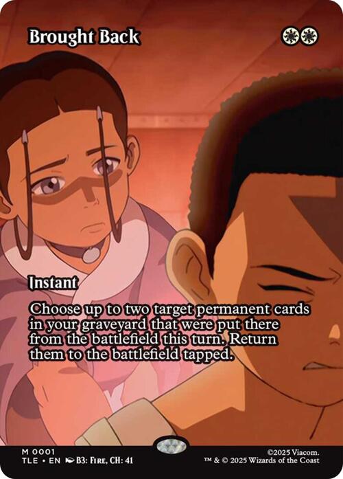 Brought Back Card Front