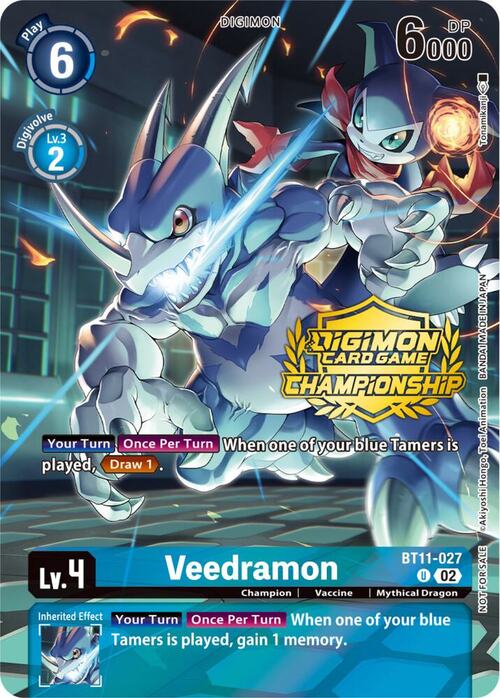 Veedramon Card Front