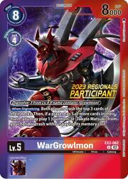 WarGrowlmon · 2023 Regionals | Participant EX3-062p