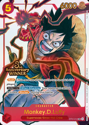 Monkey.D.Luffy · 3rd Anniversary Winner ST01-012
