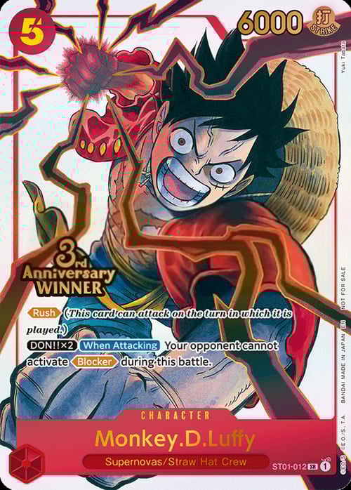 Monkey.D.Luffy Card Front