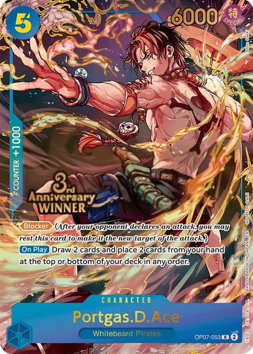 Portgas.D.Ace Card Front