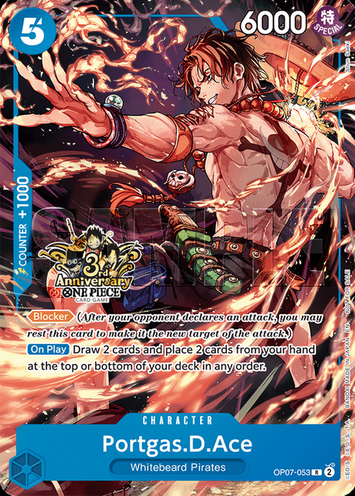 Portgas.D.Ace Card Front