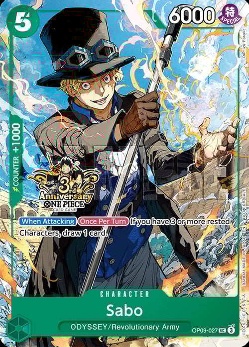 Sabo Card Front