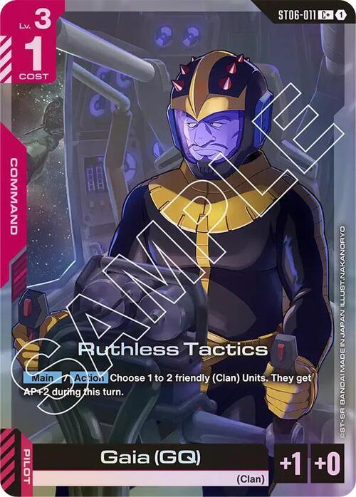 Ruthless Tactics Card Front