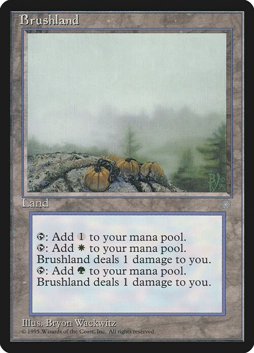 Brushland Card Front