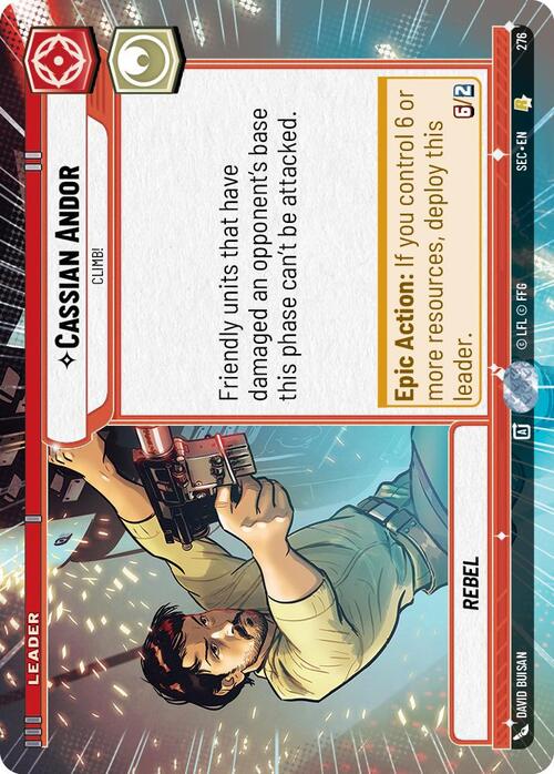 Cassian Andor, Sali! Card Front