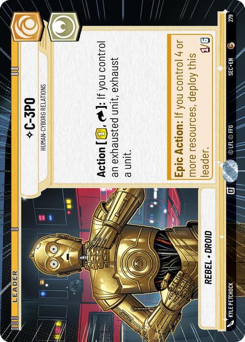 C-3PO - Human-Cyborg Relations Card Front