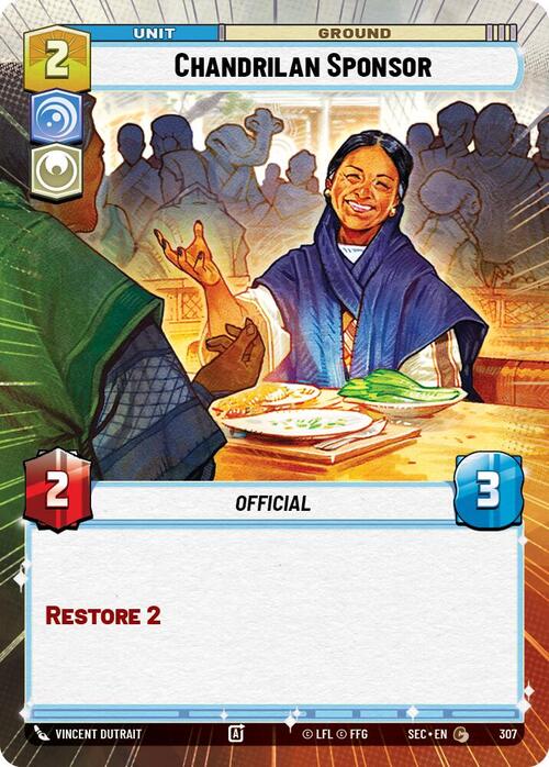 Chandrilan Sponsor Card Front