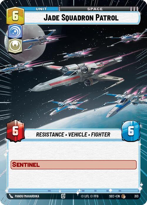 Jade Squadron Patrol Card Front