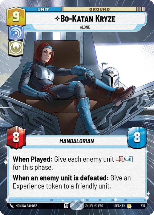 Bo-Katan Kryze - Alone Card Front