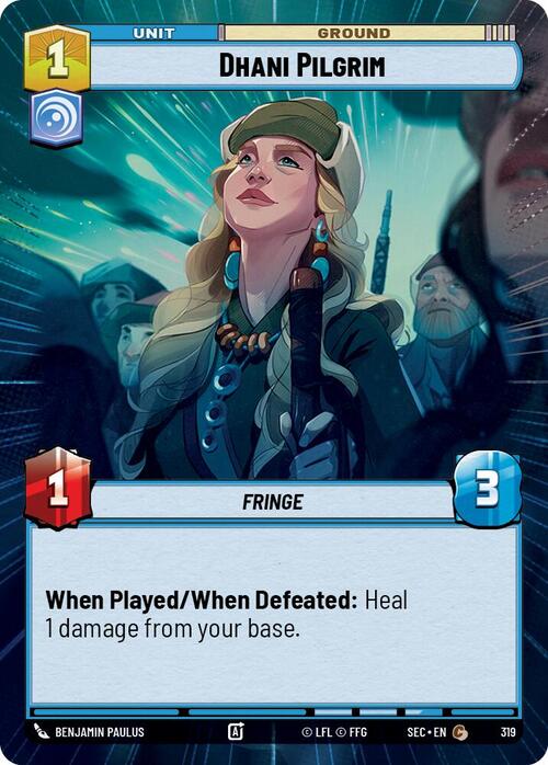 Dhani Pilgrim Card Front