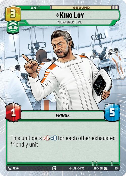 Kino Loy - You Answer to Me Card Front