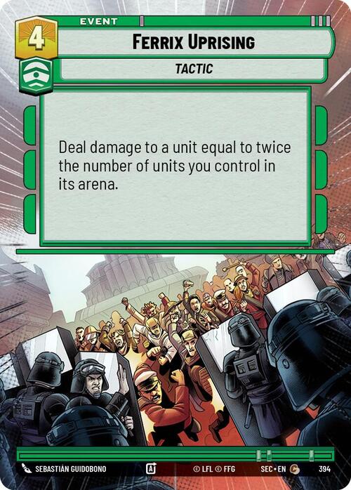 Ferrix Uprising Card Front