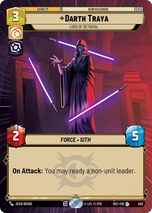 Darth Traya - Lord of Betrayal Card Front