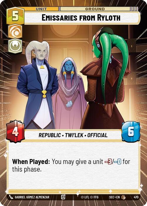 Emissaries from Ryloth Card Front