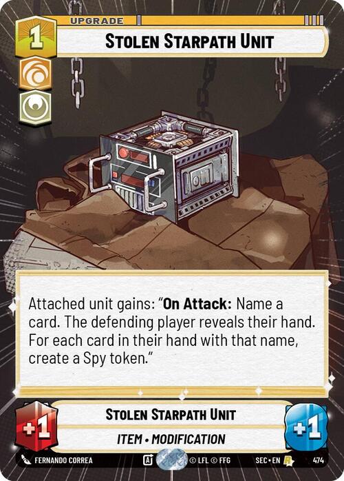 Stolen Starpath Unit Card Front