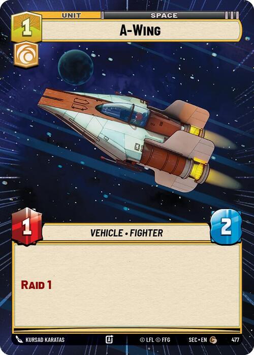 A-Wing Card Front