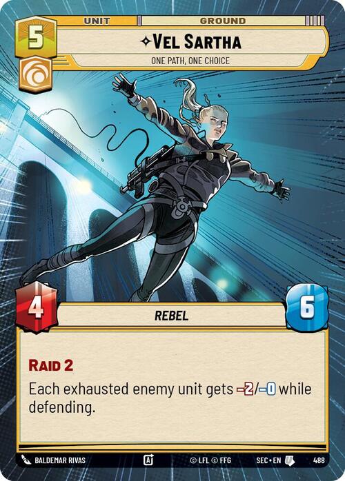 Vel Sartha - One Path, One Choice Card Front