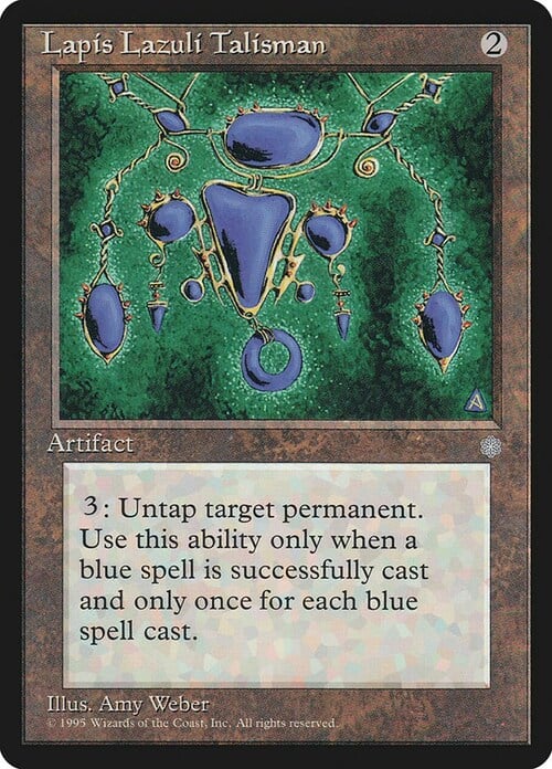 Lapis Lazuli Talisman Card Front