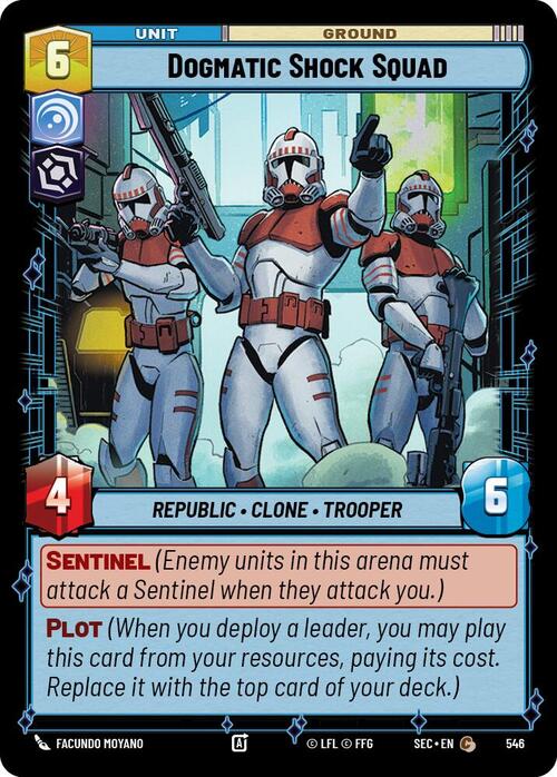 Dogmatic Shock Squad Card Front
