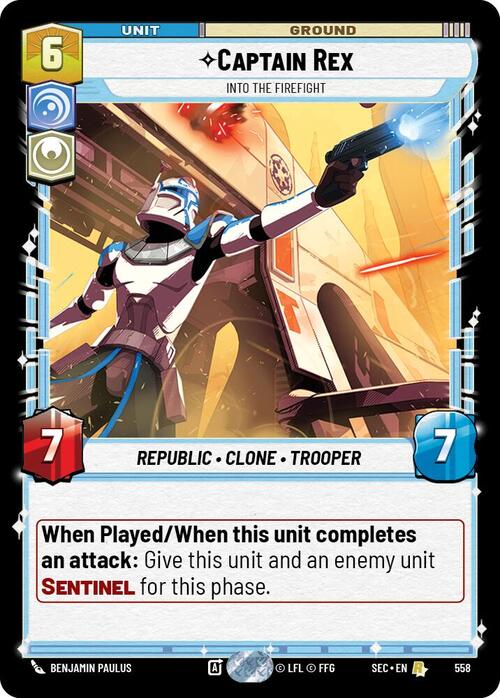 Captain Rex - Into the Firefight Card Front