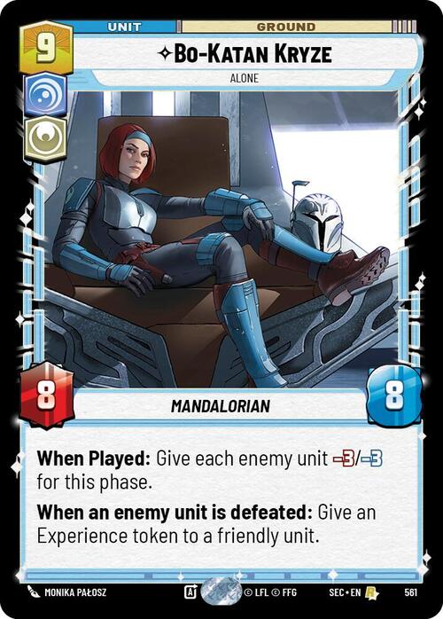 Bo-Katan Kryze - Alone Card Front