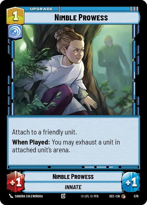 Nimble Prowess Card Front
