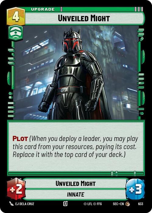 Unveiled Might Card Front