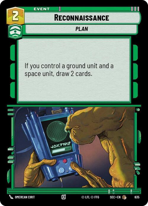 Reconnaissance Card Front