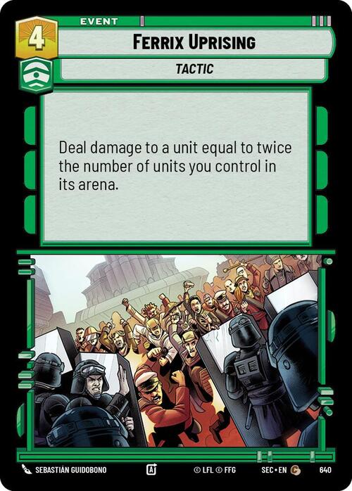 Ferrix Uprising Card Front