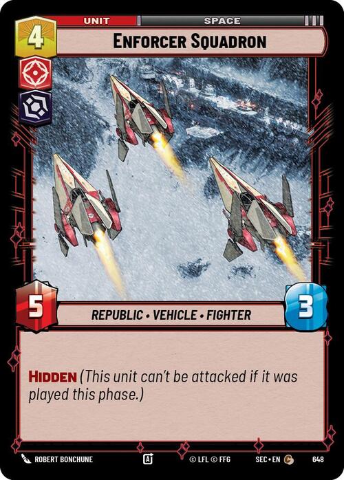 Enforcer Squadron Card Front