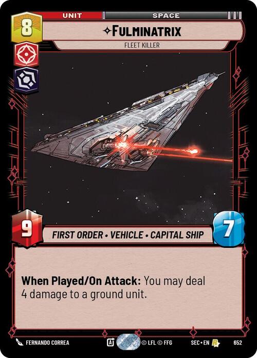 Fulminatrix - Fleet Killer Card Front