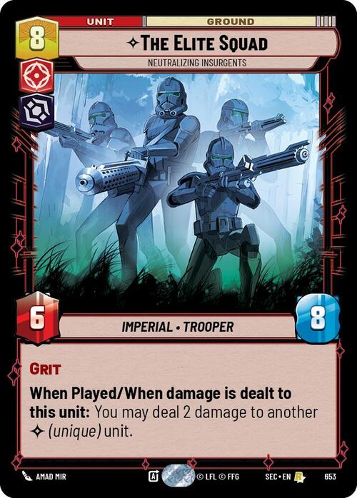 The Elite Squad - Neutralizing Insurgents Card Front